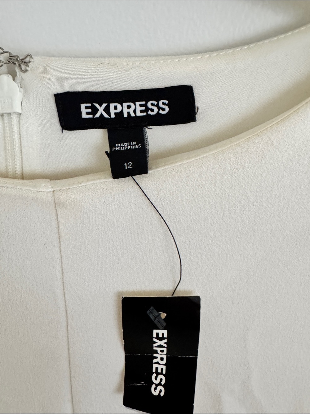 Express White Mini Dress - Picture 3 of 3
